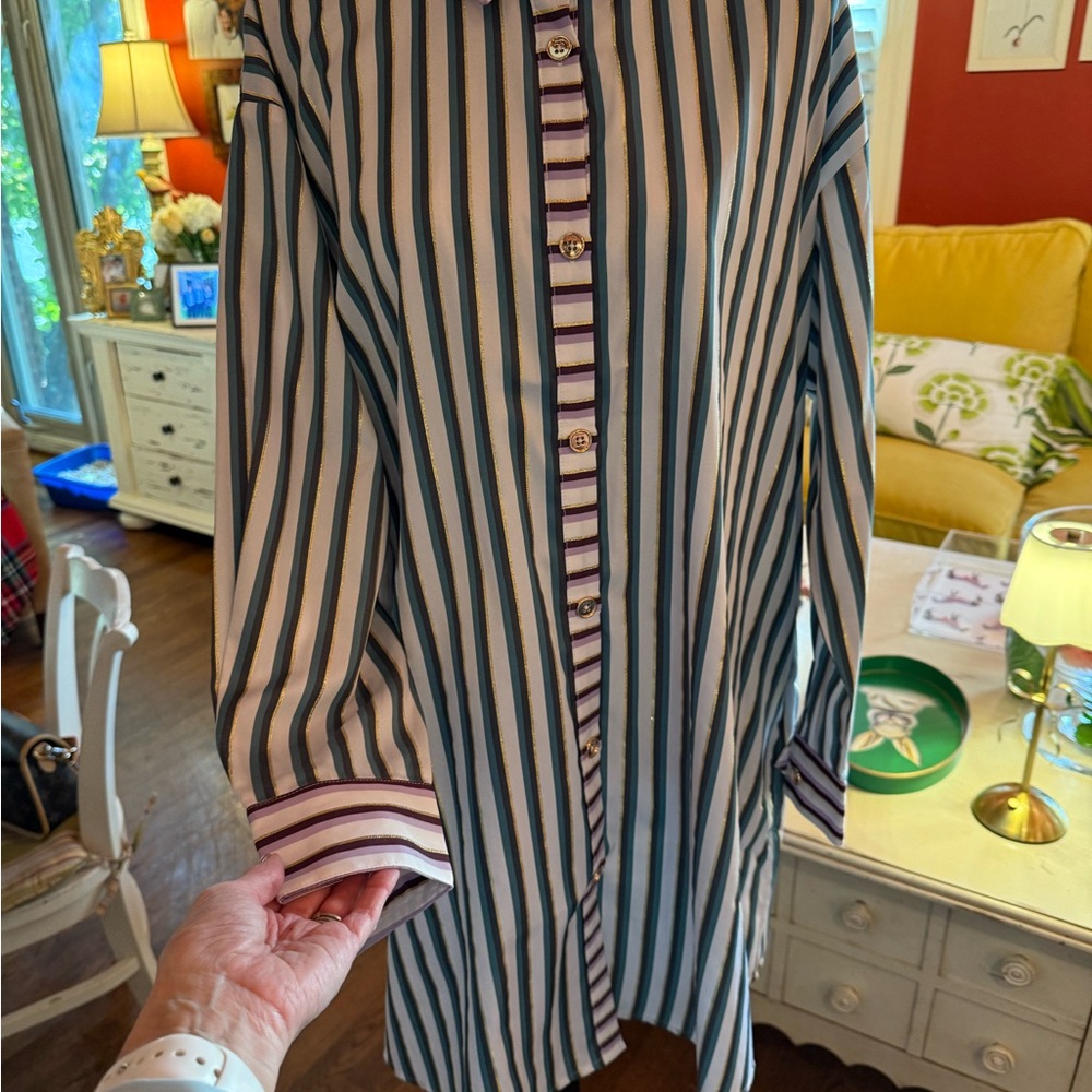 Striped Long Sleeve Dress